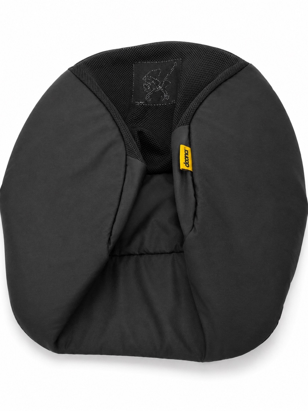 Donut Black Kids Travel Neck Pillow - Support Cushion for Children